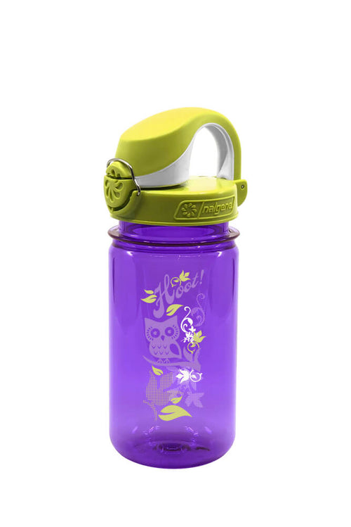 Nalgene product view: 12oz On-The-Fly Kids Lock-Top Bottle with Graphics J9 — 12oz On-The-Fly Kids Lock-Top Bottle with Graphics