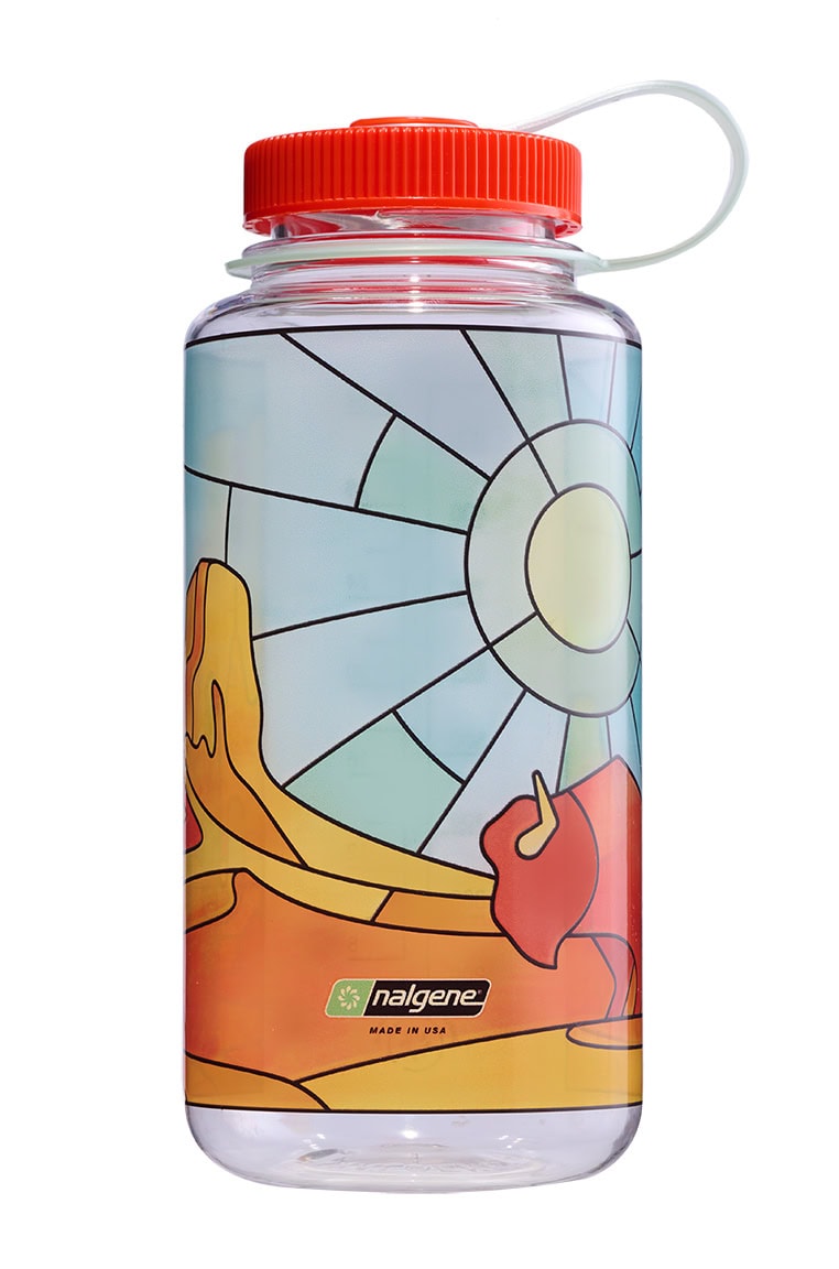 Nalgene product view: 32oz Wide Mouth Stained Glass Print Bottles G9 — 32oz Wide Mouth Stained Glass Print Bottles