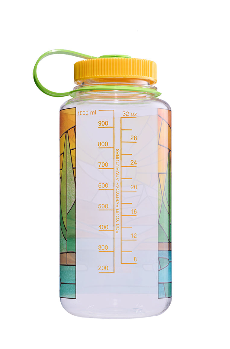 Nalgene product view: 32oz Wide Mouth Stained Glass Print Bottles G9 — 32oz Wide Mouth Stained Glass Print Bottles