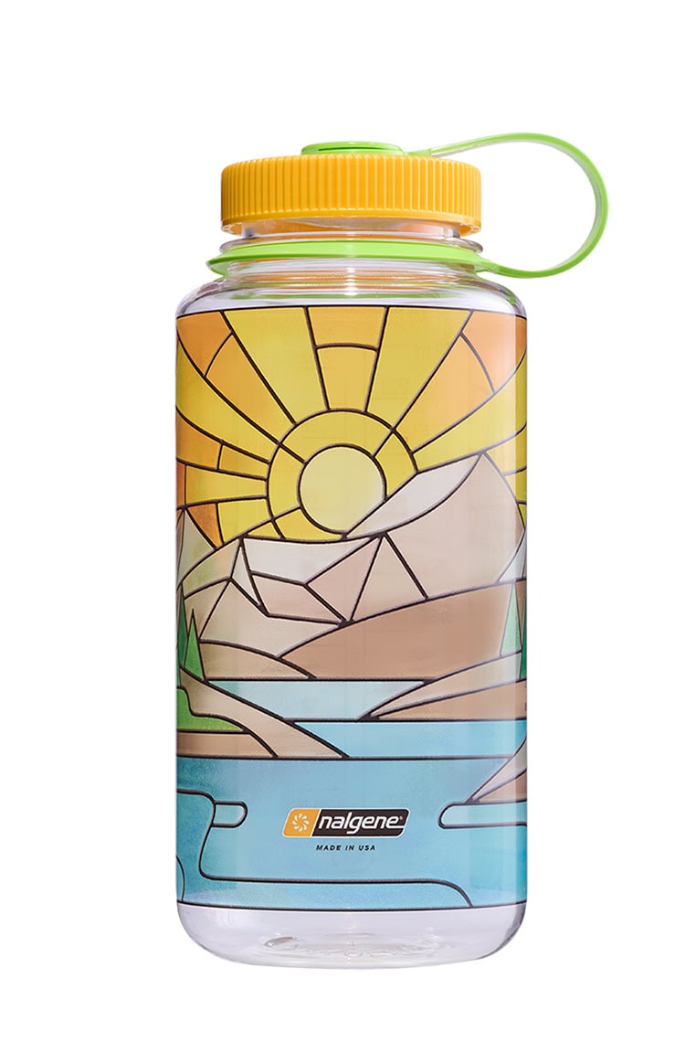 Nalgene product image: 32oz Wide Mouth Stained Glass Print Bottles G9 — 32oz Wide Mouth Stained Glass Print Bottles