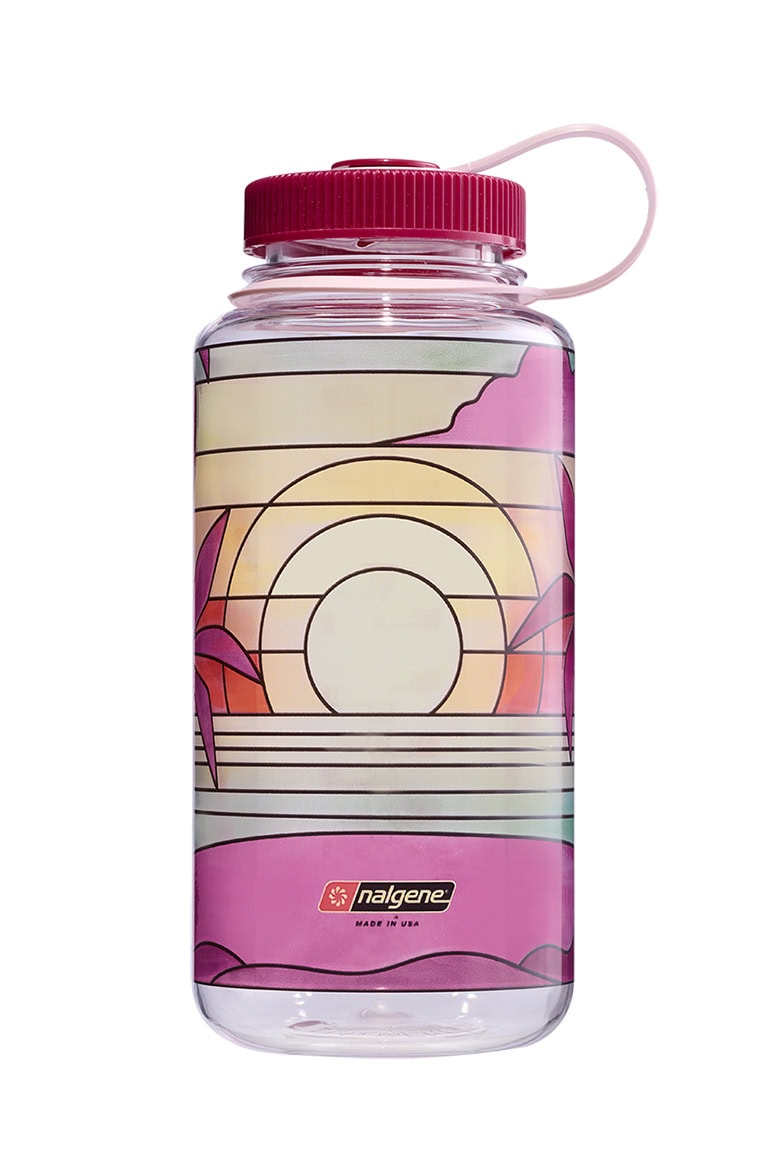 Nalgene product view: 32oz Wide Mouth Stained Glass Print Bottles G9 — 32oz Wide Mouth Stained Glass Print Bottles