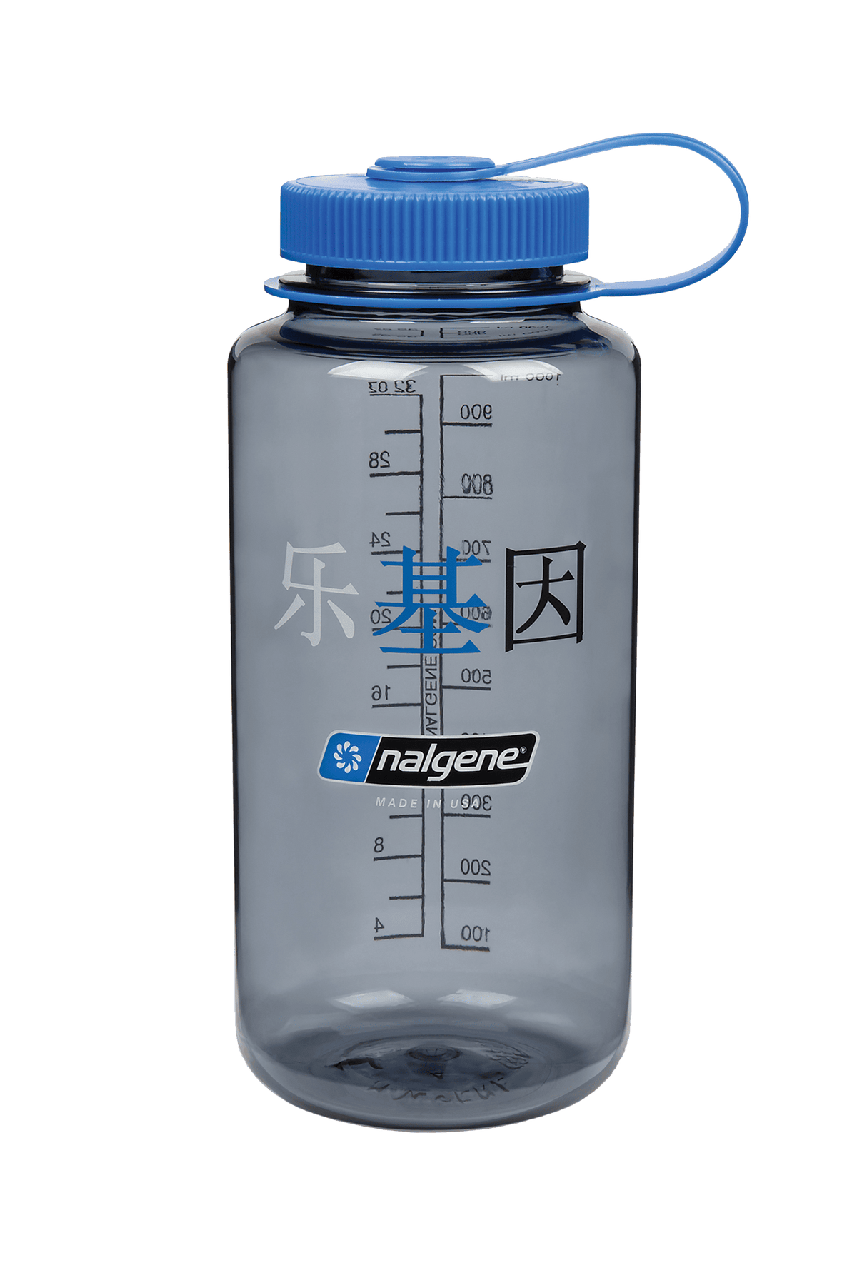 Nalgene product image: 32oz Wide Mouth “Happy Gene” Bottle M5 — 32oz Wide Mouth “Happy Gene” Bottle