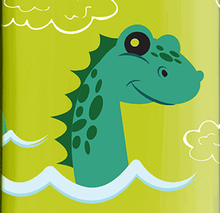 Nalgene product detail: 12oz On-The-Fly Kids Lock-Top Bottle with Graphics J4 — 12oz On-The-Fly Kids Lock-Top Bottle with Graphics
