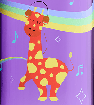Nalgene product view: 12oz Kids Grip-N-Gulp with Graphics P7 — 12oz Kids Grip-N-Gulp with Graphics