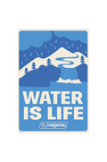 Nalgene product detail: Water Is Life Sticker S9 — Water Is Life Sticker
