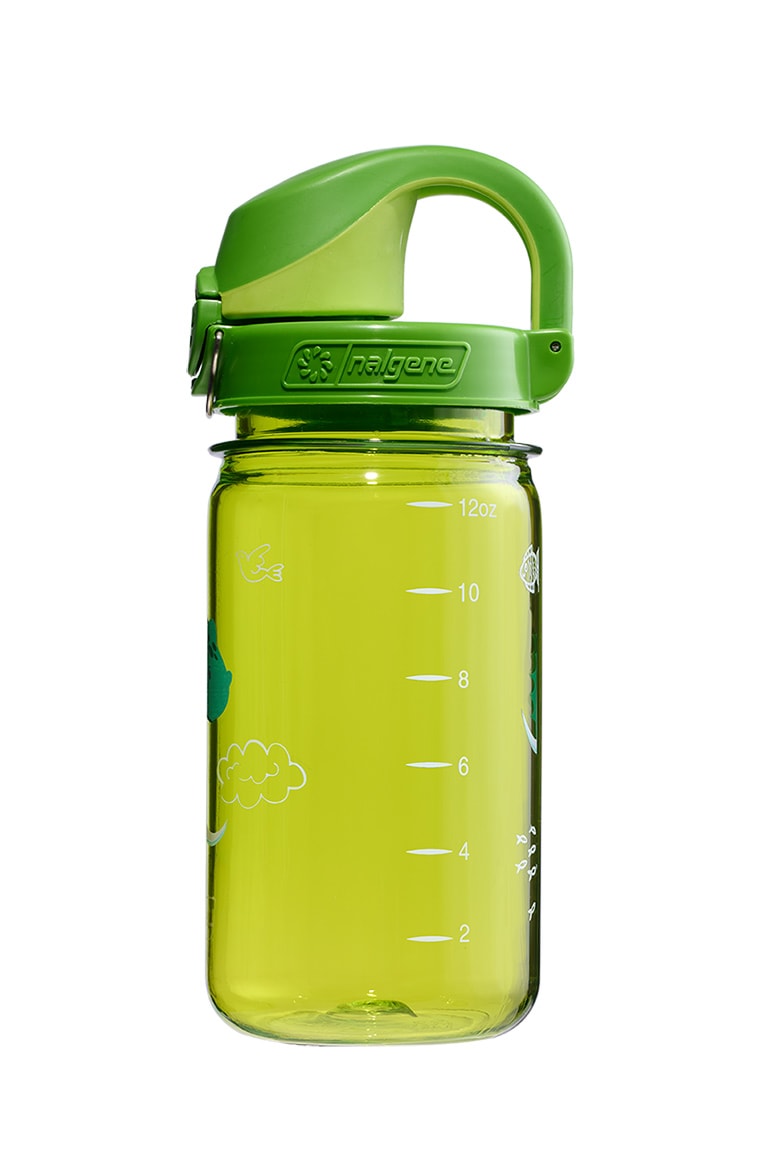 Nalgene product view: 12oz On-The-Fly Kids Lock-Top Bottle with Graphics J4 — 12oz On-The-Fly Kids Lock-Top Bottle with Graphics